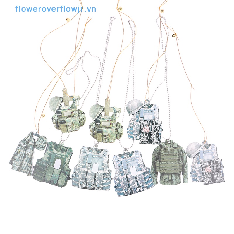 1 Móc Khóa Hình Nón Họa Tiết Rằn Ri Bằng Acrylic