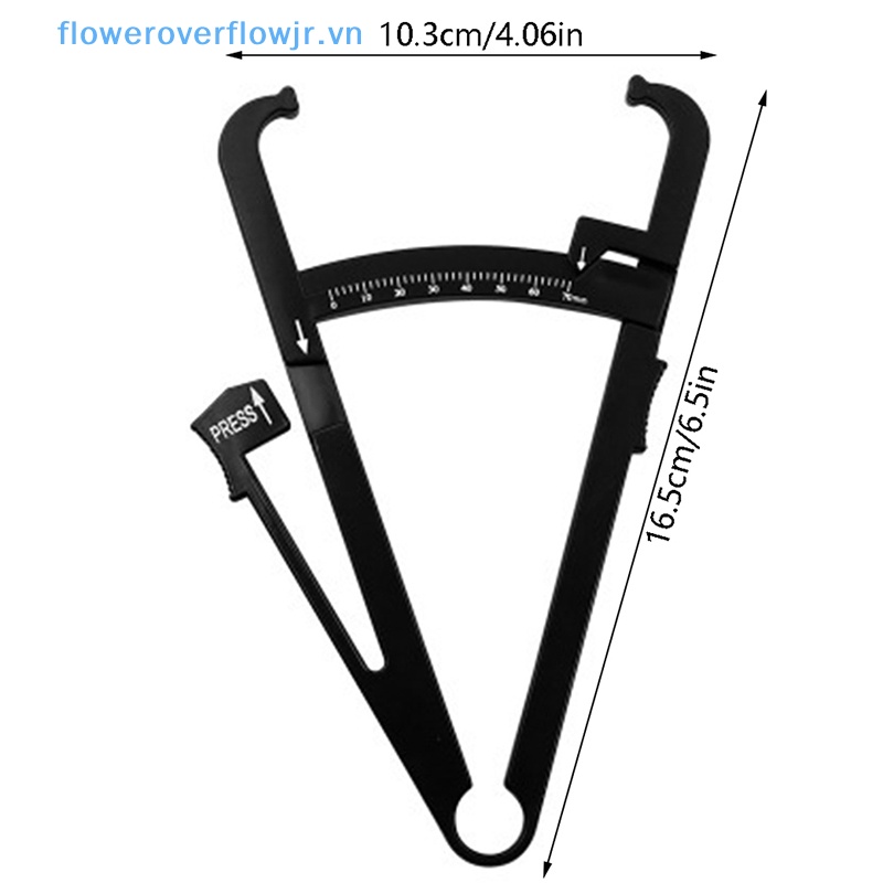 Bộ 2 Thước Kẹp Đo Lượng Mỡ Cơ Thể Bằng ABS Nhỏ Gọn Tiện Dụng