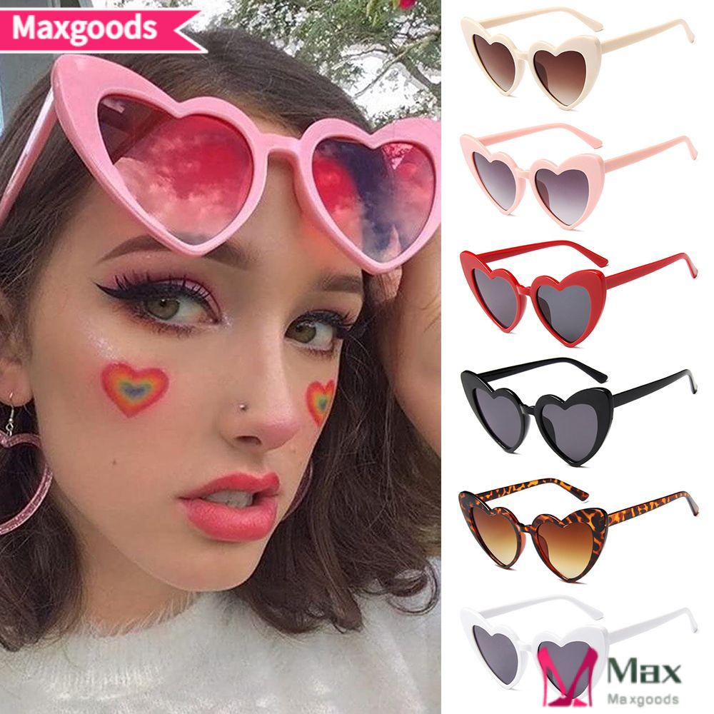 Kính Mát Hình Trái Tim Thời Trang Dành Cho Nữ