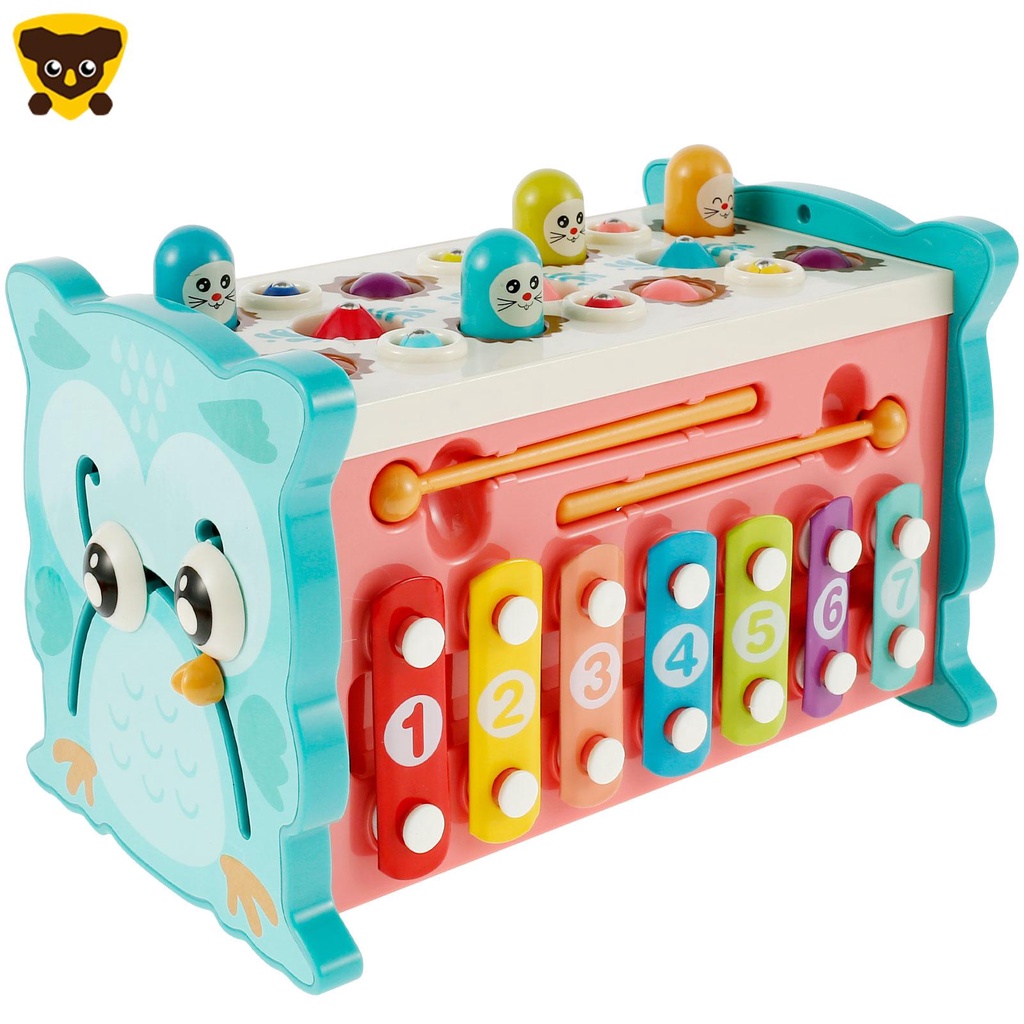 Đồ Chơi Búa Đập Cá Nhiều Màu Sắc Theo Phương Pháp Montessori Cho Bé SHOPCYC6746