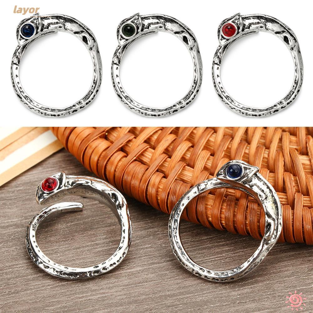 Nhẫn Tắc Kè Hoa Phong Cách Retro Cá Tính Kiểu Mới