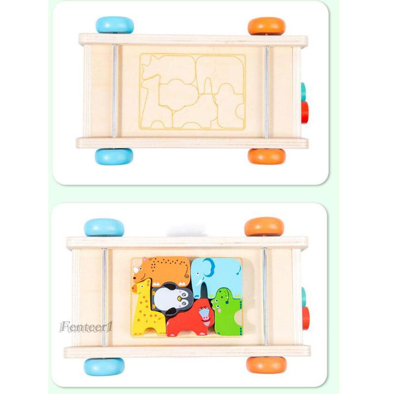 [Fenteer1] Đồ Chơi Thủ Công Bằng Gỗ Hình Động Cơ Cà Rốt Cho Bé