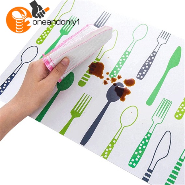 Tấm Lót Bàn Ăn Họa Tiết Hoạt Hình Đơn Giản