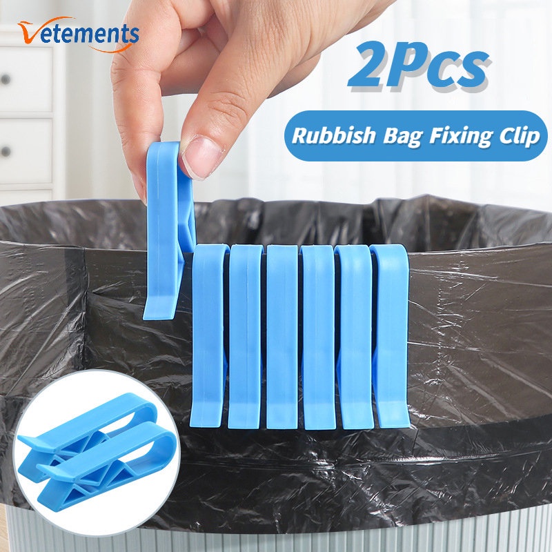 1 Cặp Kẹp Túi Rác Chống Trượt Tiện Lợi