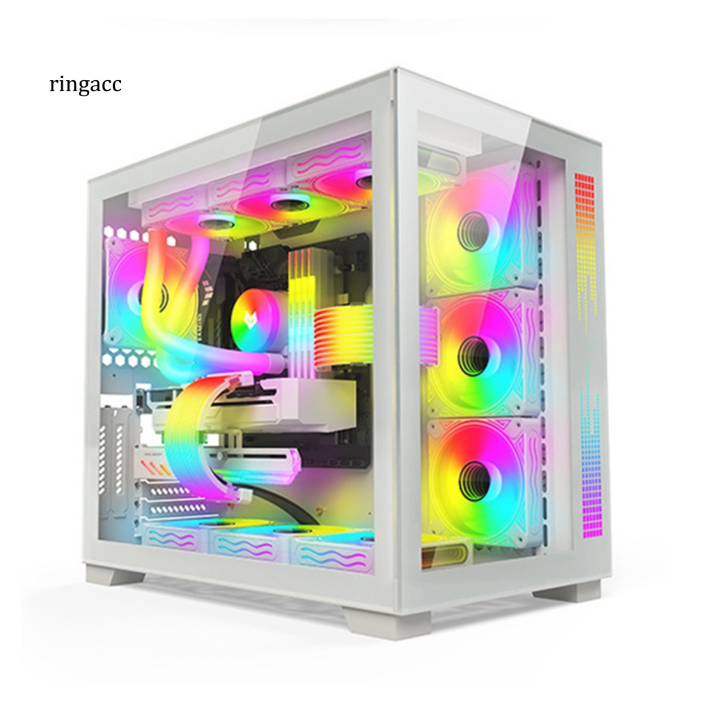 Quạt Tản Nhiệt 12cm 5V ARGB PWM Chống Ồn Thấp Cho CPU Máy Tính