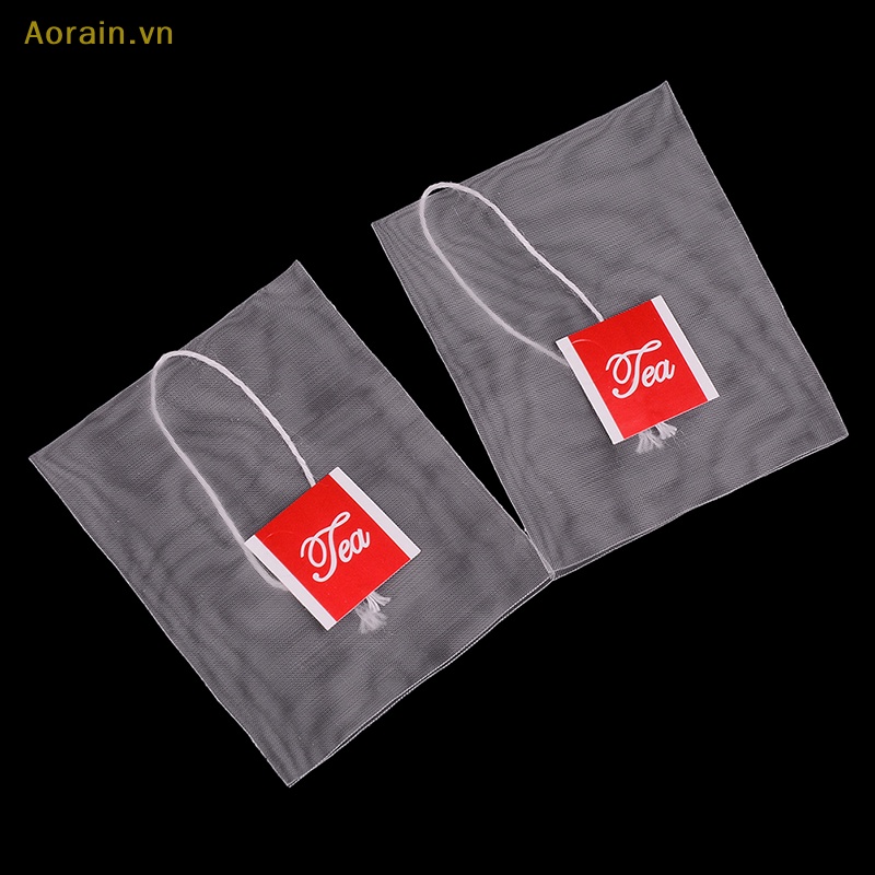 Set 100 Túi Lọc Trà Rỗng Bằng Nylon Mới