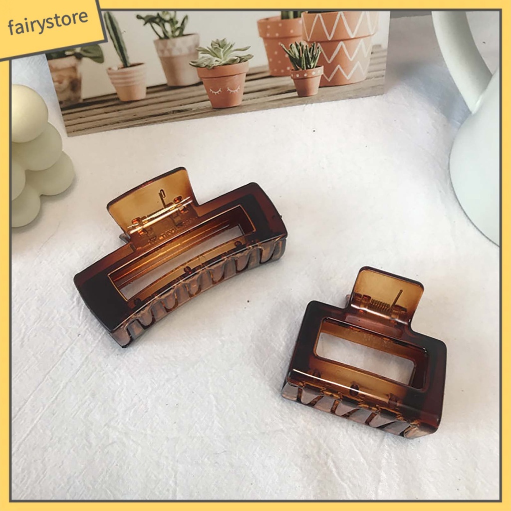 Set 2 Kẹp Tóc Càng Cua Màu Sắc Thanh Lịch Dễ Phối Đồ