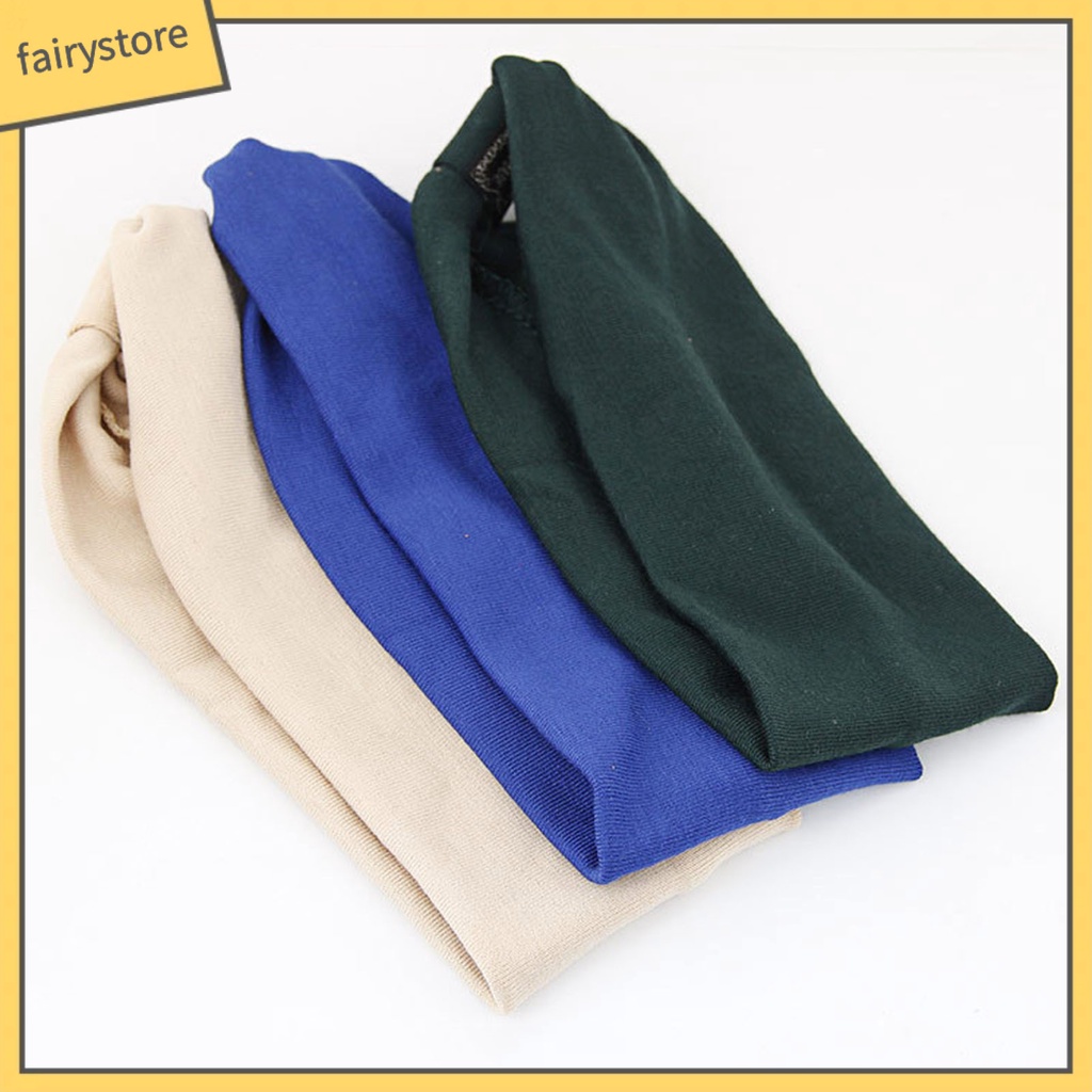 Băng Đô Vải Mềm Co Giãn Thấm Hút Mồ Hôi Thoáng Khí Dành Cho Unisex