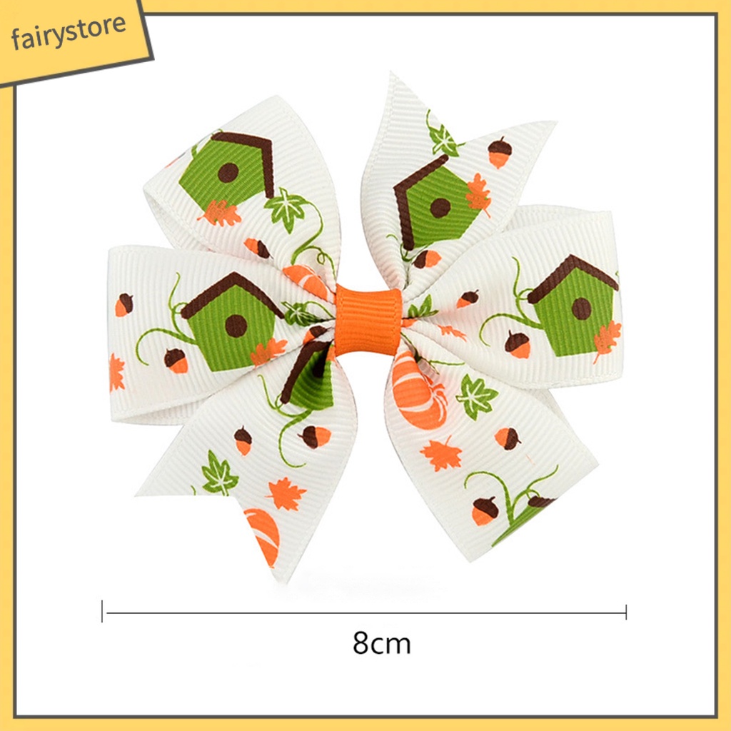 Kẹp Tóc Nơ Mềm Mại Có Gân Chống Trượt Hóa Trang Halloween Cho Người Lớn Và Trẻ Em