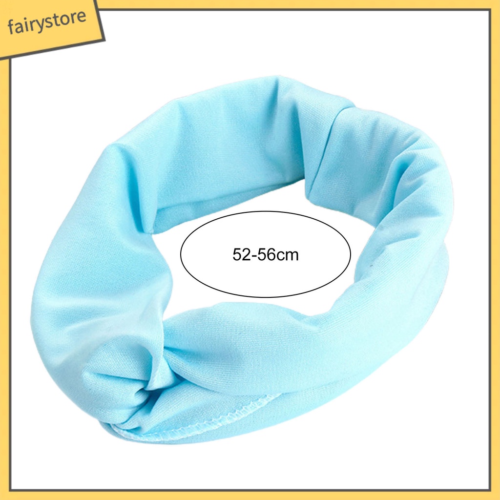 Băng Đô Vải Co Giãn Màu Trơn Bắt Mắt Dành Cho Nữ