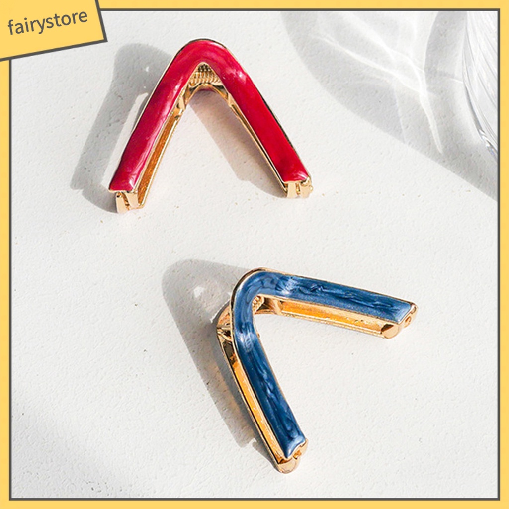 Kẹp Tóc Hợp Kim Hình Chữ V Trang Trí Tóc Cho Nữ