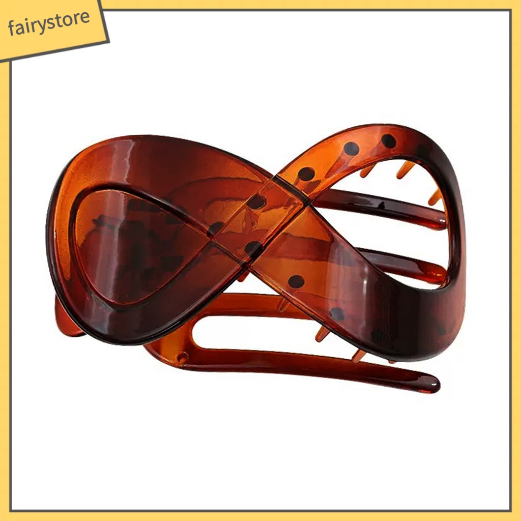 Kẹp Tóc Dạng Móng Vuốt Rỗng Chắc Chắn 8 Kiểu Dáng Trơn Màu Có Răng Cố Định Chống Trượt Cố Định Tóc Dành Cho Bạn Nữ