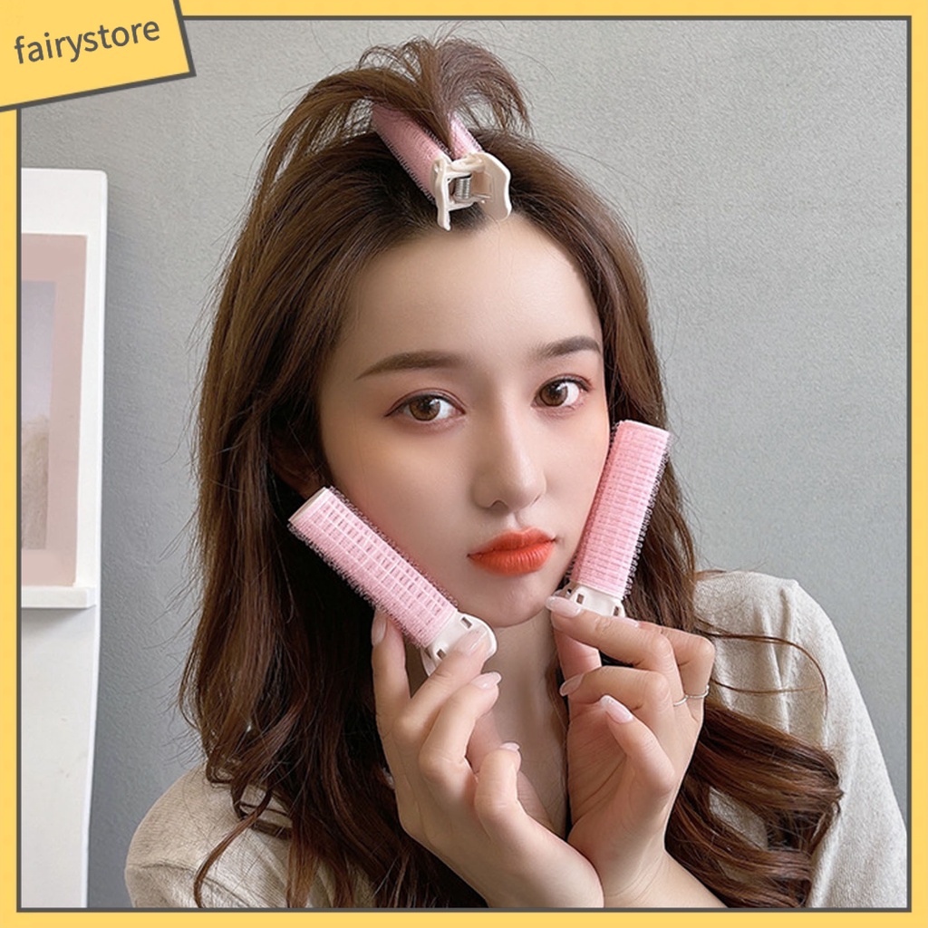 Bộ 2 Kẹp Tóc Không Dùng Nhiệt Không Để Lại Dấu Vết Tạo Kiểu Tóc DIY