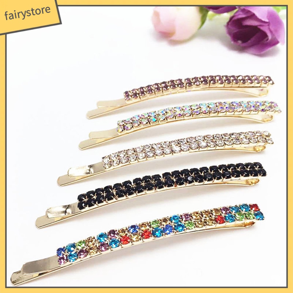 Kẹp Tóc Đính Đá Thời Trang Cho Nữ 1 Hàng