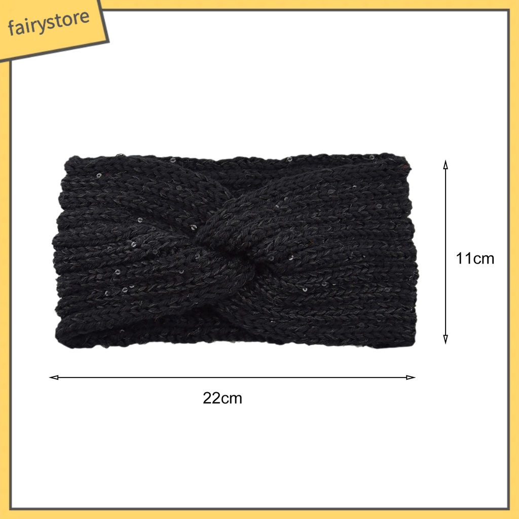 Băng Đô Dệt Kim Co Giãn Màu Trơn Thấm Hút Mồ Hôi Trọng Lượng Nhẹ Dành Cho Nữ