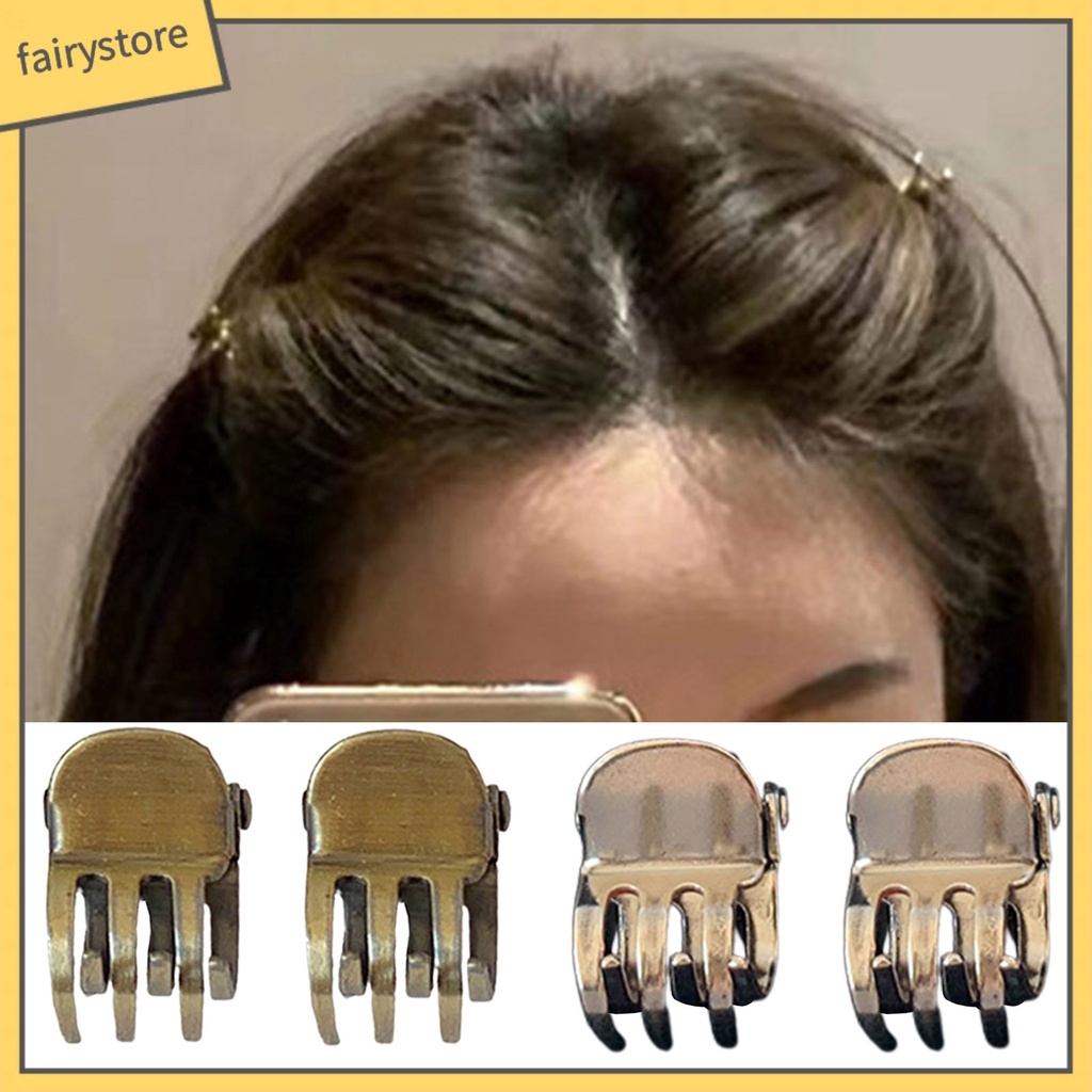 Set 2 Kẹp Tóc Mini Chống Trượt Có Răng Cưa Dễ Thương