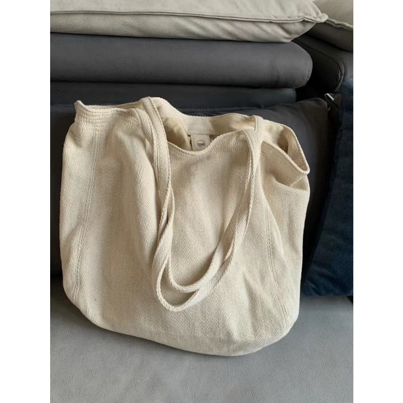 Túi Xách canvas Sức Chứa Lớn Thiết Kế Đơn Giản Phong Cách Mới Cho Nữ