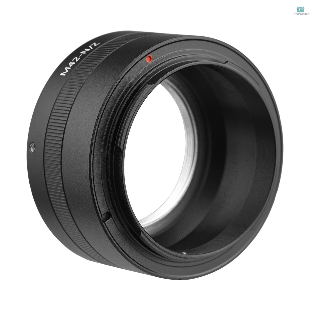 Manual Lens Mount Adapter Ring Aluminum Alloy for M42-Mount Lens to  Z5/Z6/Z7/Z50 Z-Mount Mirrorless Camera