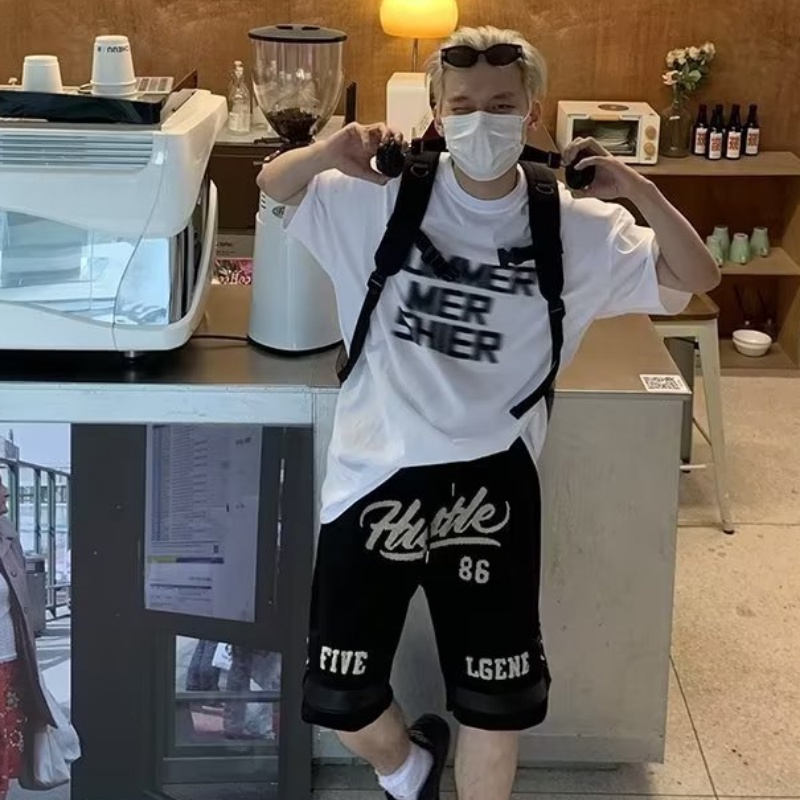 Quần Short Thể Thao Bóng Rổ Da Lộn Dáng Rộng Thời Trang Mùa Hè Dành Cho Nam