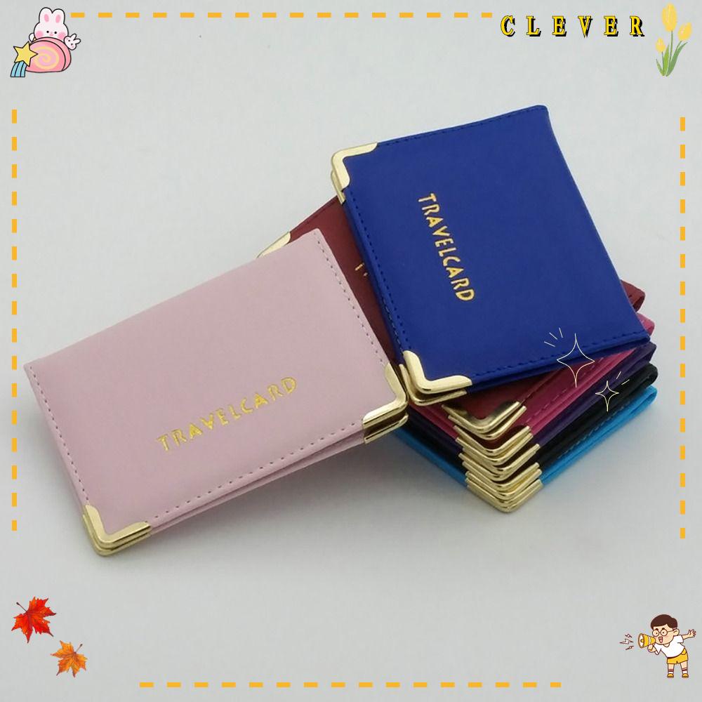 Ví Đựng Thẻ / Hộ Chiếu Thiết Kế Tinh Tế Tiện Dụng Giá Đỡ