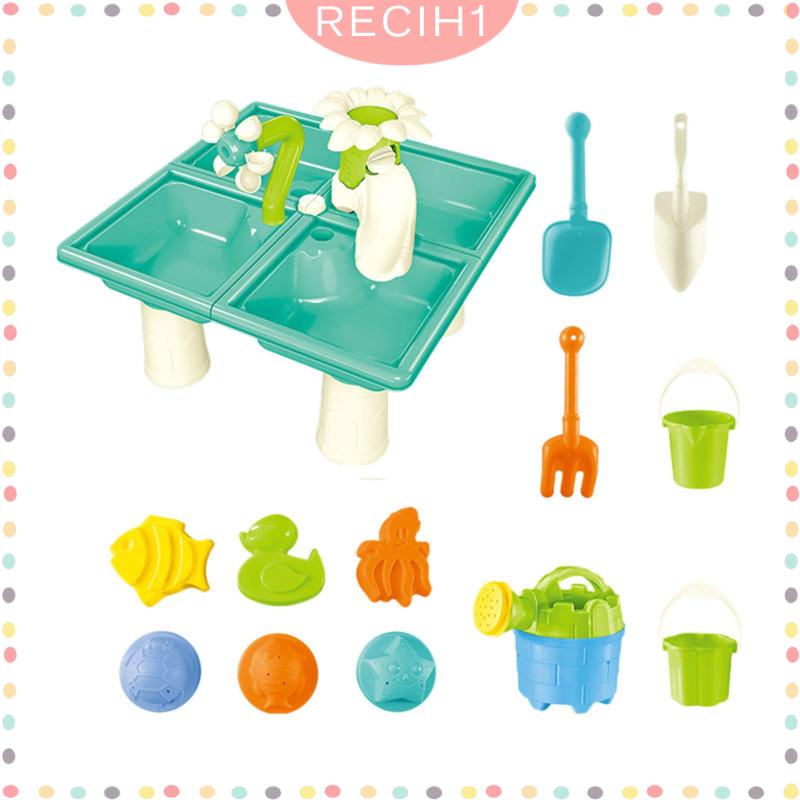 Bộ 13 Bàn Cát Nhiều Màu Sắc Dùng Chơi Trong Nhà / Ngoài Trời Cho Bé Trai