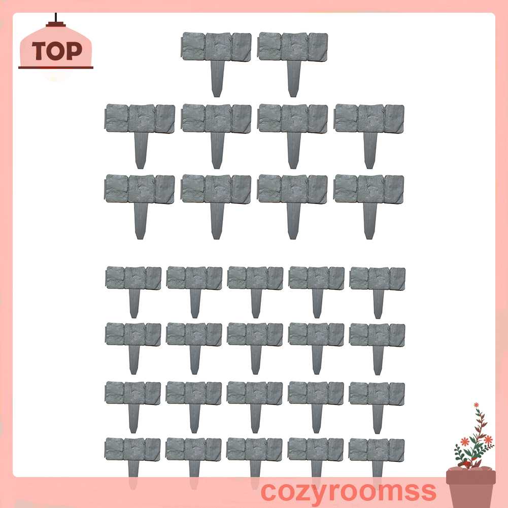 Set 10 / 20 Hàng Rào Nhựa Cắm Đất Hỗ Trợ Trồng Cây