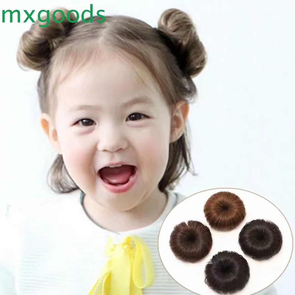 Kẹp Tóc Giả Bằng Sợi Tổng Hợp Chất Lượng Cao Thời Trang Cho Bé Gái