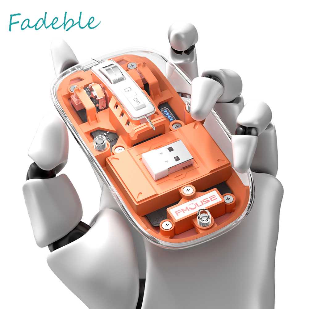 Chuột Cơ Chơi Game Type-C Trong Suốt Cho PC Laptop Notebook