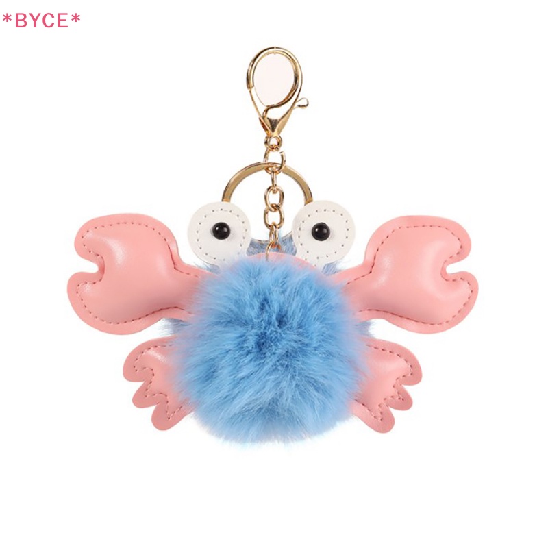 Móc Khóa Hình Con Cua Bằng Da Dễ Thương Thời Trang Cho Nữ Mới