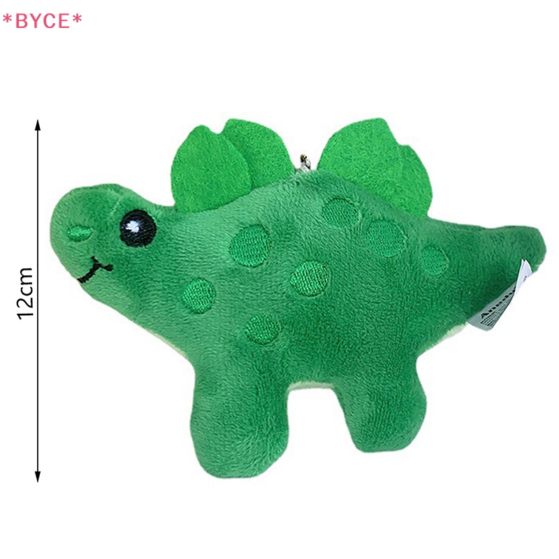 Móc Khóa Khủng Long Nhồi Bông 12cm Màu Xanh Lá Dễ Thương Mới