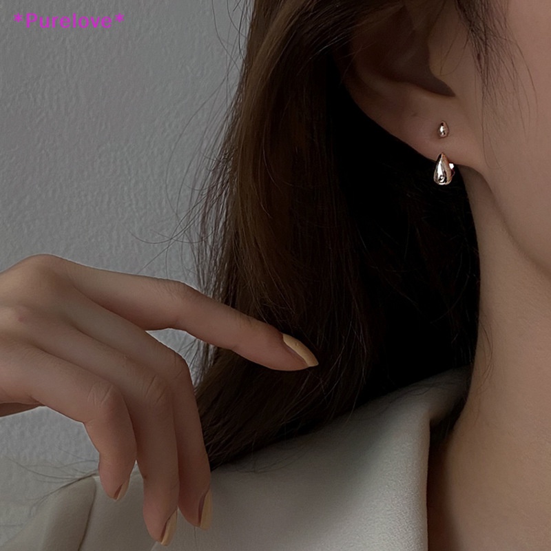 1 Đôi Bông Tai Hình Giọt Nước Thời Trang Mùa Hè Dành Cho Nữ Mới