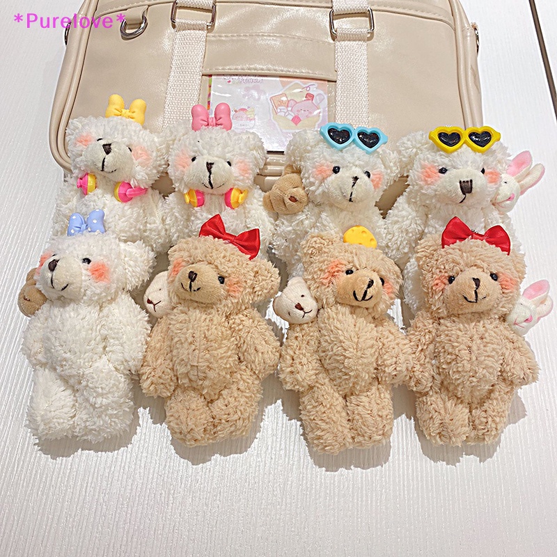 1 Móc Khóa Gấu Bông Đeo Túi Xách Dễ Thương Mới