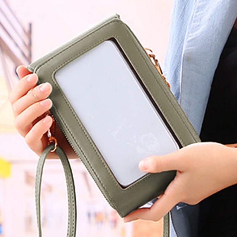 Túi Da Đeo Chéo Vai Nhỏ Xinh Thời Trang Cho Bạn Gái b7w