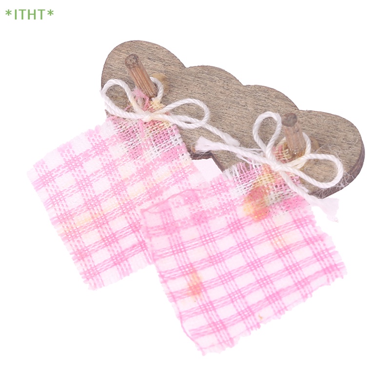 Kệ Treo Khăn Tắm / Mỹ Phẩm Mini Cho Nhà Búp Bê Mới