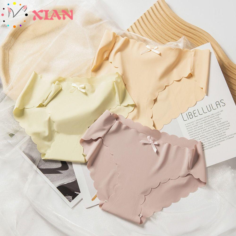 Quần Lót Lụa Lưng Vừa Thoáng Khí Thời Trang Cho Nữ