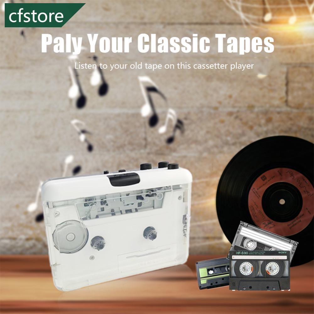 Máy Nghe Nhạc Băng Cát Sét Full Trong Suốt Cho MP3 H4K5