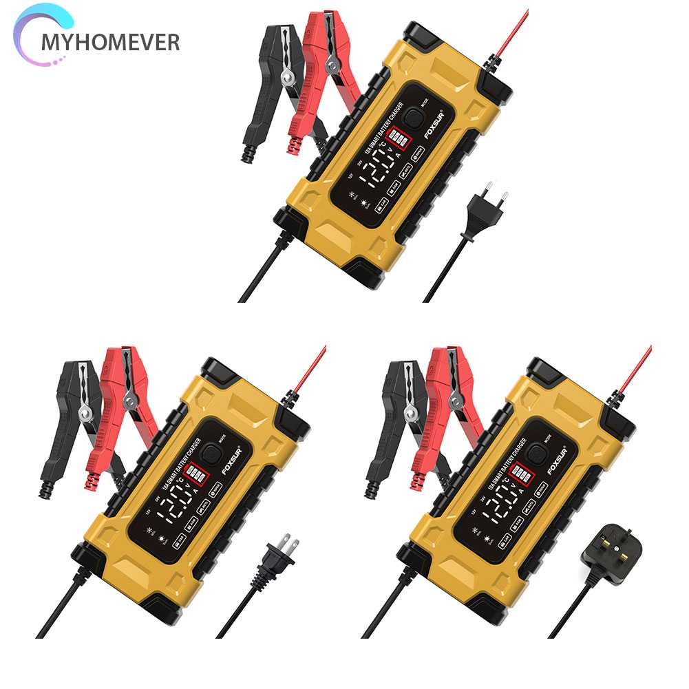 Cục Sạc Pin Thông Minh Tự Động 12V 10A Cho Xe Hơi