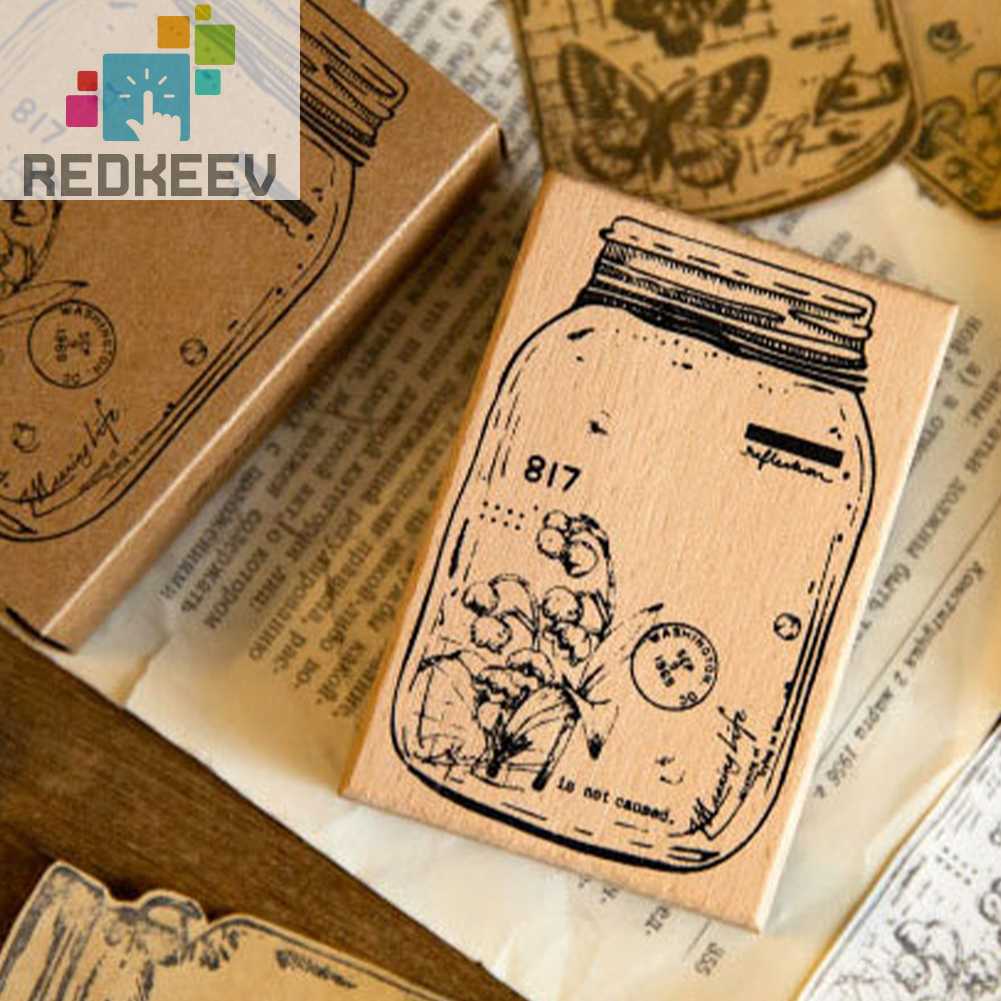 Con Dấu Bằng Cao Su Dùng Để Làm Thẻ Trang Trí Thủ Công