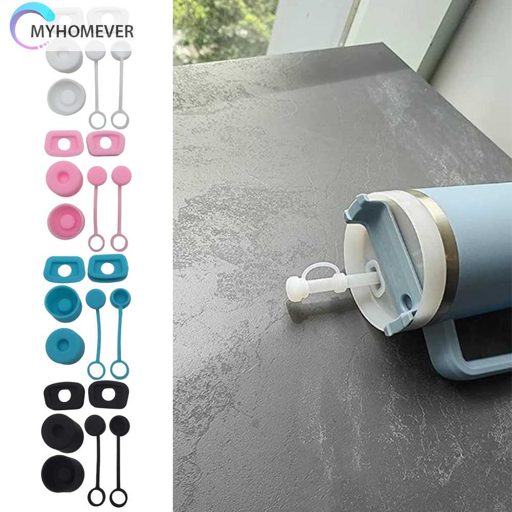 Bộ 6 Nắp Đậy Cốc Nước Bằng Silicone Chống Tràn Tiện Dụng