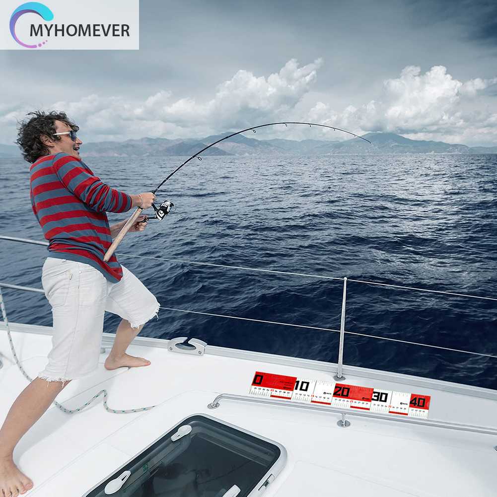 Bộ 2 Thước Đo Lường 65cm Gắn Mồi Câu Cá Chuyên Dụng