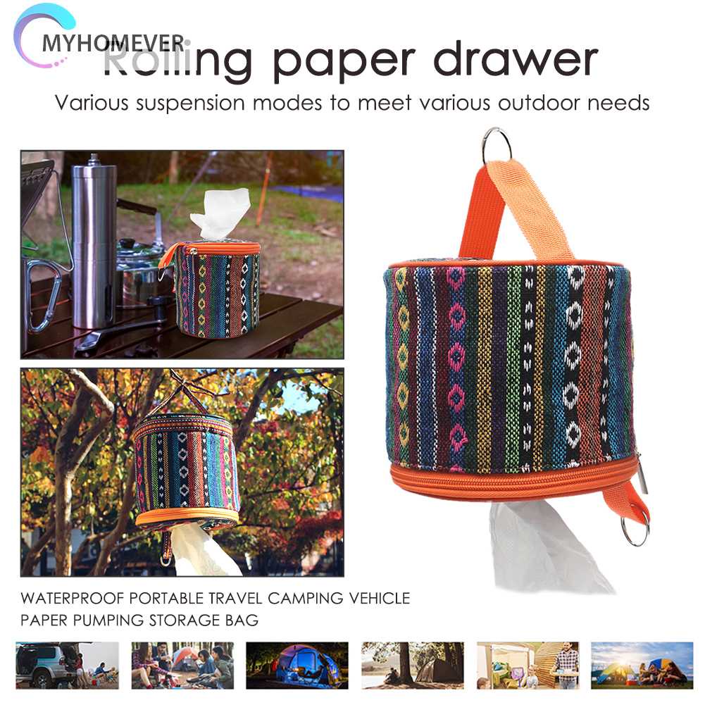 Giá Đỡ Cuộn Giấy Vệ Sinh Có Thể Tái Sử Dụng Cho Cắm Trại