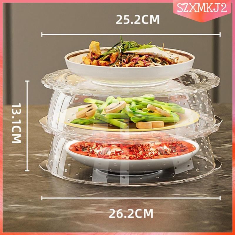 Set 2 Vỏ Bọc Rổ Đựng Bánh Mì / Súp Có Thể Xếp Chồng Tiện Dụng Cho Nhà Bếp