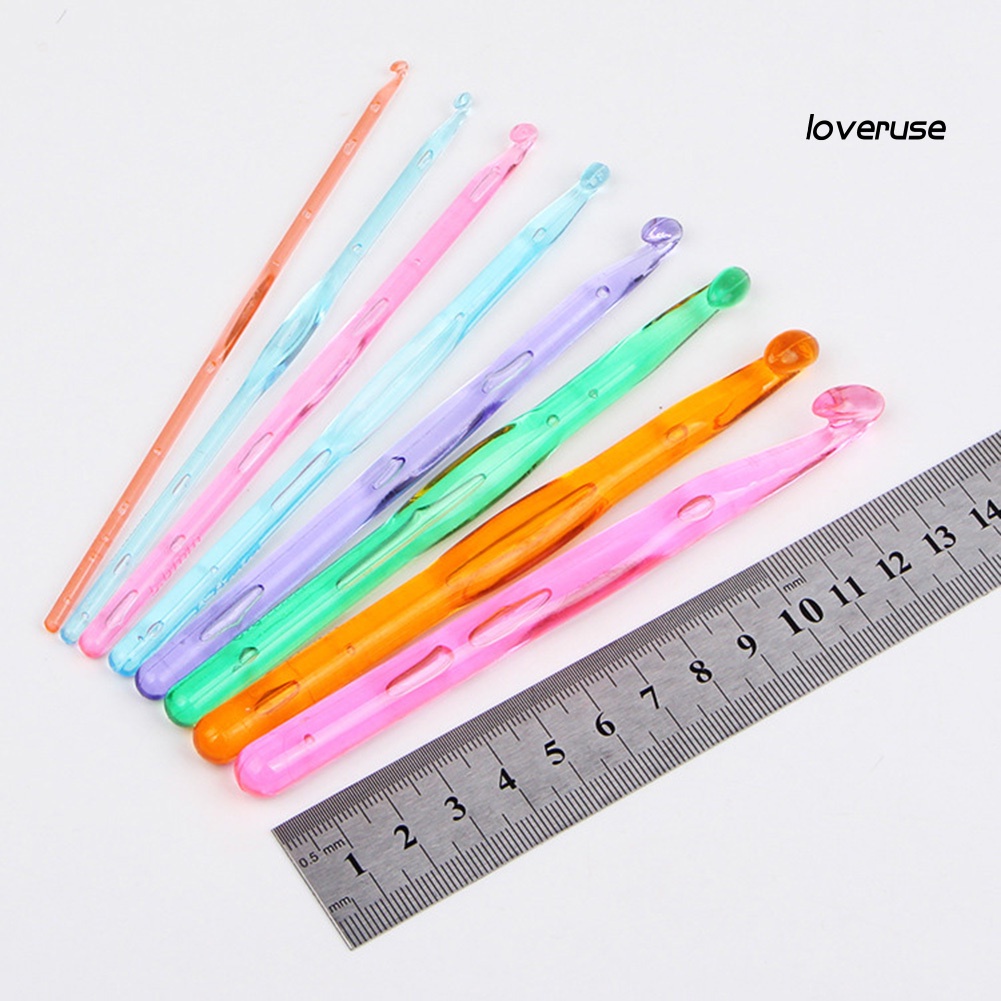 Set 9 Kim Móc Len Nhiều Màu 3-12mm