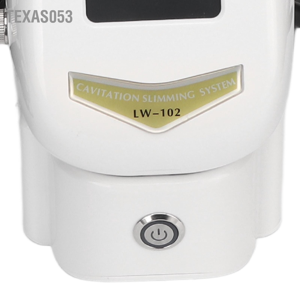 Texas053 Máy Cavitation 4 trong 1 Mát xa làm đẹp điêu khắc giảm béo Chăm sóc da bằng sóng siêu âm 40K 100‑240V