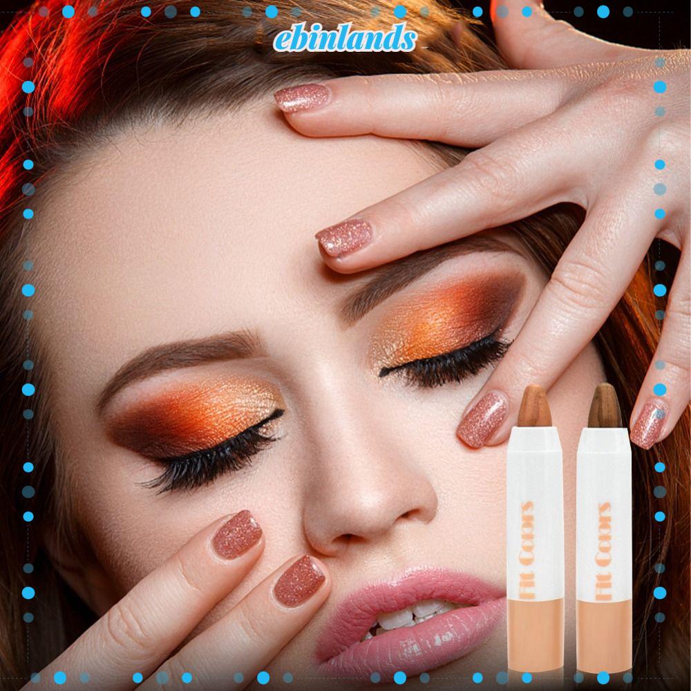 Set 2 Thỏi Phấn Mắt Trang Điểm Lấp Lánh Di Động EBINLANDS