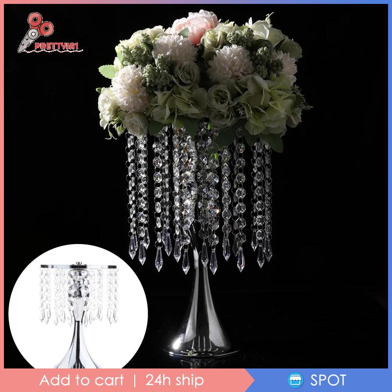 Giá Đỡ Đèn Cầy / Nến Hình Hoa Xinh Xắn 26cm [Prettyia1]