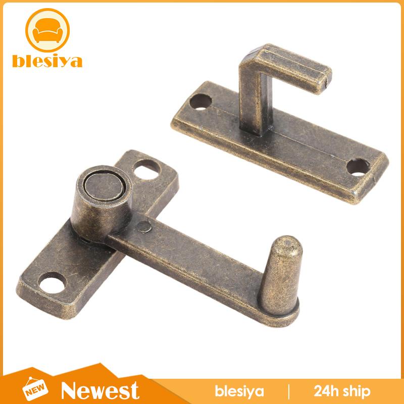 [Blesiya] Bộ Khóa Cửa Trượt Phong Cách Cổ Điển Cho Cổng Ra Ngoài