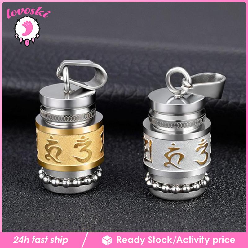 Vòng cổ Mặt Bánh Xe Cầu Nguyện Phật Giáo Tây Tạng