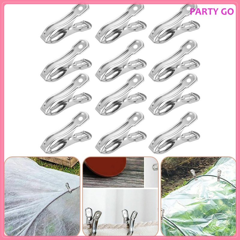 20 Kẹp Phơi Quần Áo Bằng Thép Không Gỉ