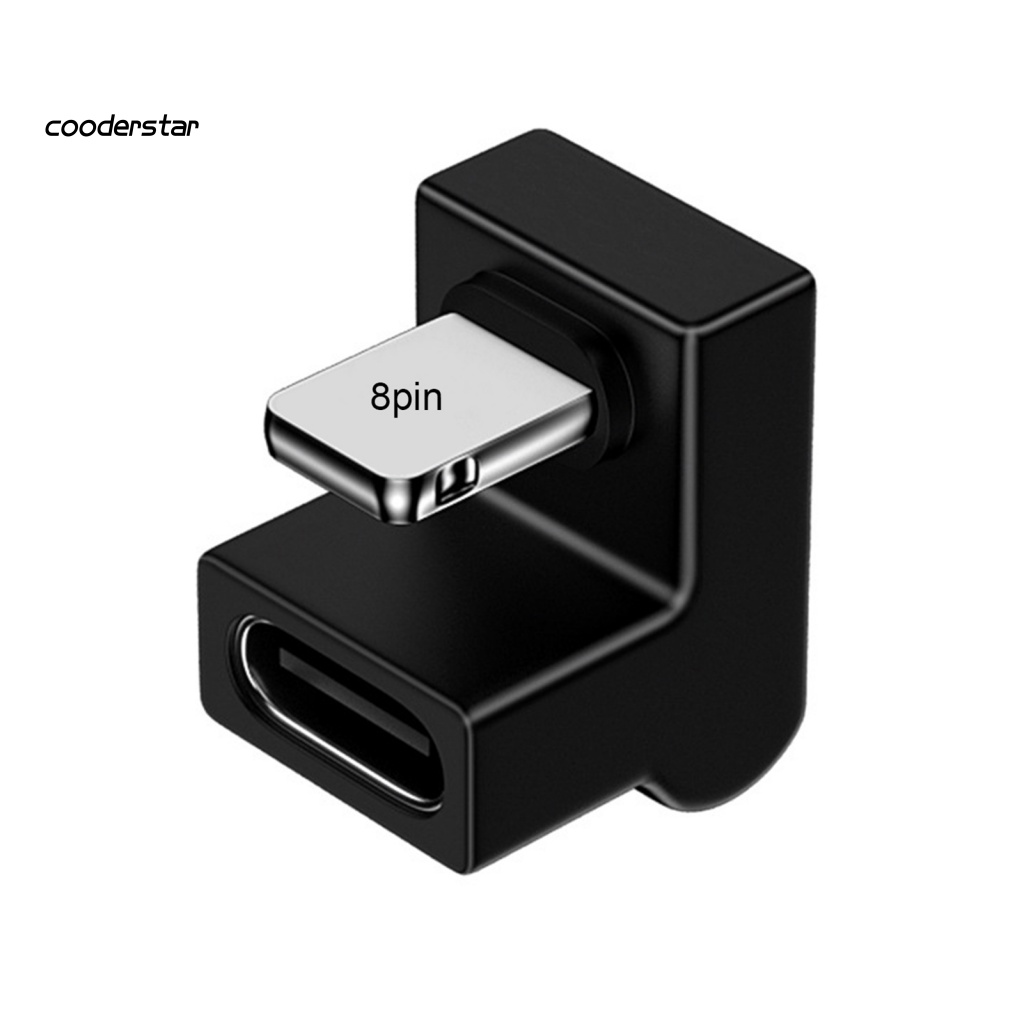 Bộ Chuyển Đổi Sạc Nhanh Không Dây Tốc Độ Cao 8 Pin Sang Type-C Cho Điện Thoại